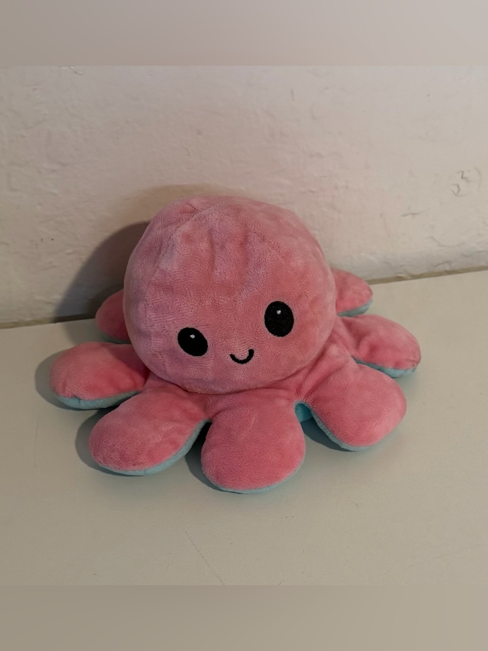 Tee Turtle Plush Reversible Octopus Stuffed Toy - Pink